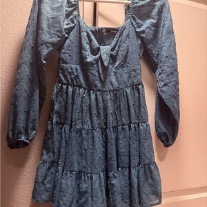 Francesca's Collections Blue Mini Dress
